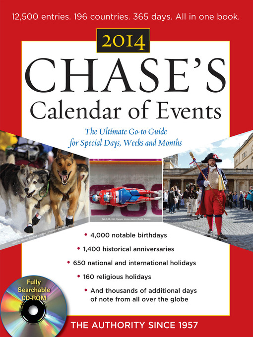 Title details for Chase's Calendar of Events 2014 by Editors of Chase's Calendar of Events - Available